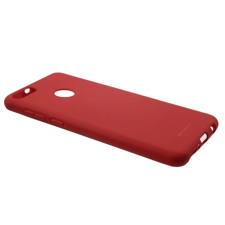 MERCURY GOOSPERY Anti-fingerprint Matte TPU Case for Huawei Y9 (2018)/Enjoy 8 Plus - Red