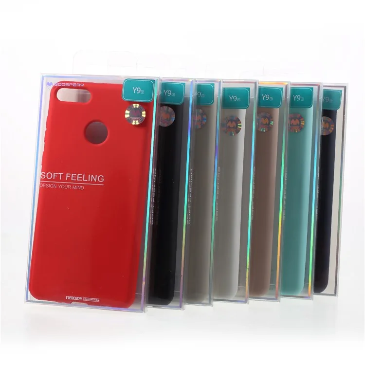 MERCURY GOOSPERY Anti-fingerprint Matte TPU Case for Huawei Y9 (2018)/Enjoy 8 Plus - Red