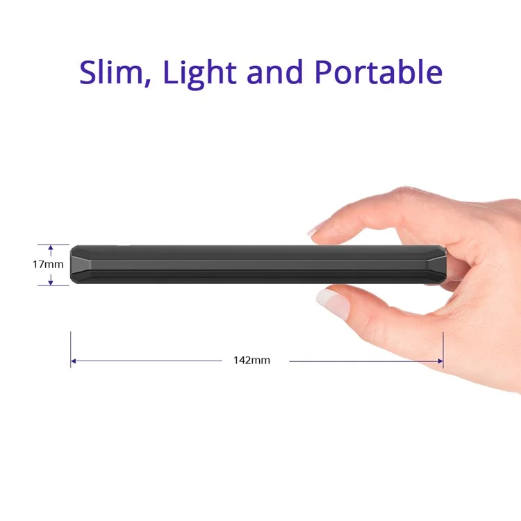 40Pcs TRONSMART Edge 10000mAh External Power Bank for iPhone Samsung etc