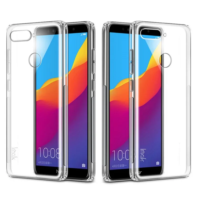 IMAK Anti-drop TPU Back Case + Screen Protector for Huawei Honor 7A/Honor 7A Pro/Y6 (2018)/Enjoy 8E