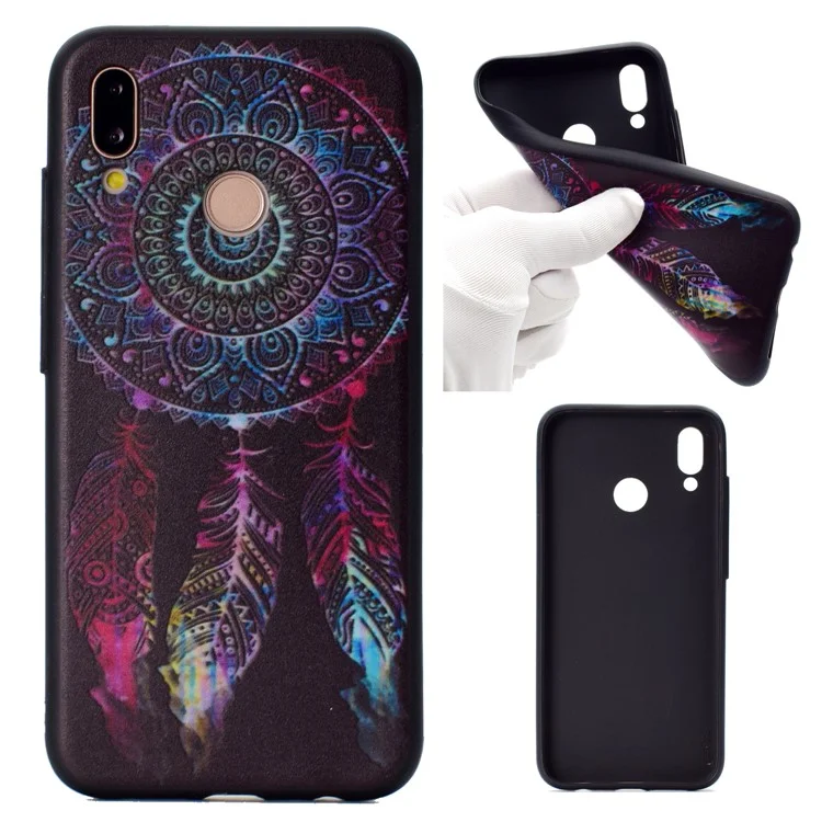 Pattern Printing TPU Soft Case Cover for Huawei P20 Lite / Nova 3e - Dream Catcher