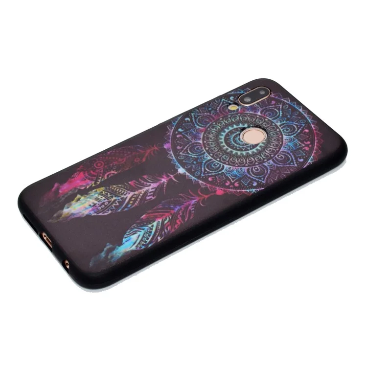 Pattern Printing TPU Soft Case Cover for Huawei P20 Lite / Nova 3e - Dream Catcher