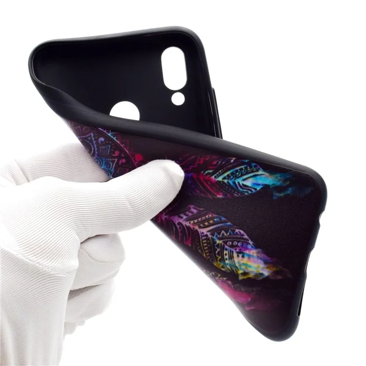 Pattern Printing TPU Soft Case Cover for Huawei P20 Lite / Nova 3e - Dream Catcher