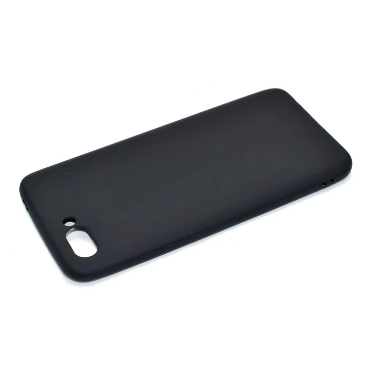 Solid Color Matte Soft TPU Phone Case for Huawei Honor 10 - Black