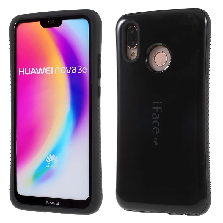 IFACE MALL PC + TPU Hybrid Case for Huawei P20 Lite / Nova 3e - Black