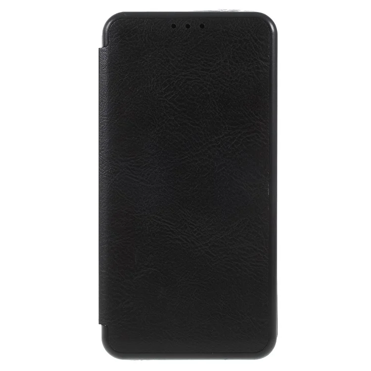 Auto-absorbed Leather Card Holder Case for Huawei P20 Lite / Nova 3e - Black