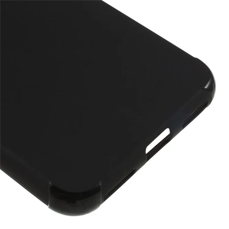Drop Resistance PC + TPU Hybrid Case for Huawei Enjoy 8E / Honor 7A Pro / Honor 7A (with Fingerprint Sensor) - Black