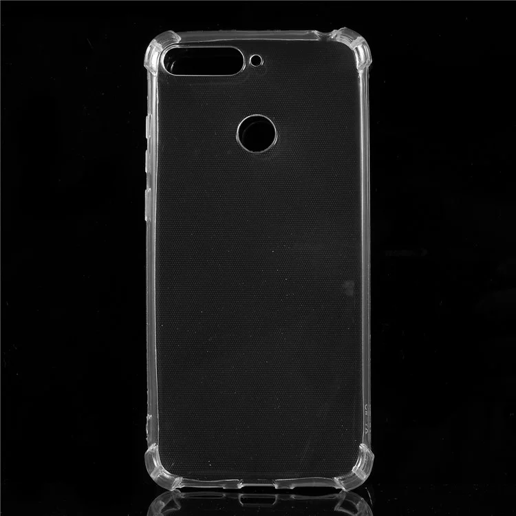 Clear Anti-drop TPU Flexible Shell for Huawei Honor 7A (with Fingerprint Sensor)/Honor 7A Pro/Enjoy 8e