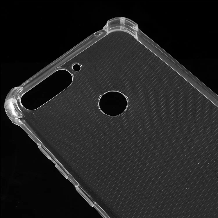 Clear Anti-drop TPU Flexible Shell for Huawei Honor 7A (with Fingerprint Sensor)/Honor 7A Pro/Enjoy 8e