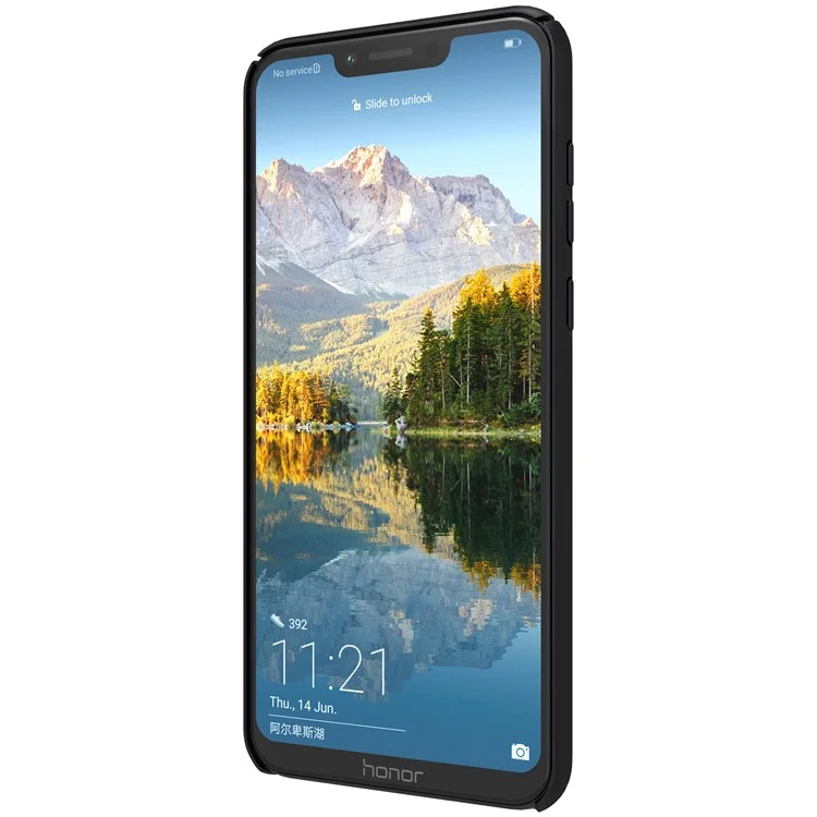 NILLKIN Super Frosted Shield PC Phone Case Cover + Screen Protector for Huawei Honor Play - Black