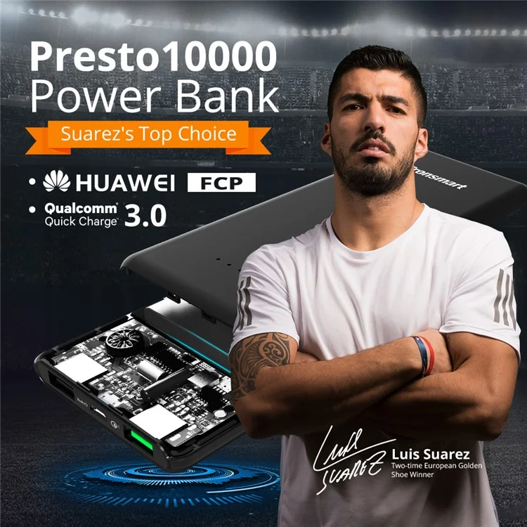 TRONSMART PBT10 10000mAh External QC 3.0 Power Bank