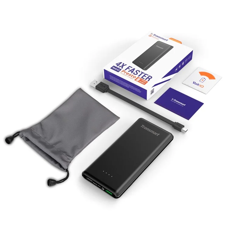 TRONSMART PBT10 10000mAh External QC 3.0 Power Bank