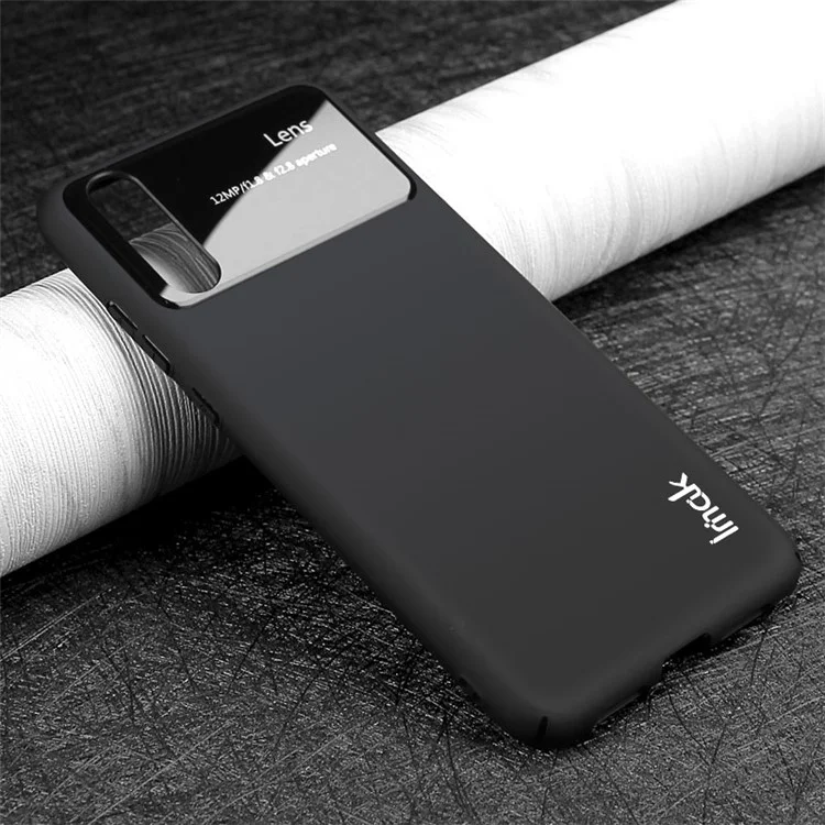 IMAK Jazz Lens Skin Feel Hard PC Case + Screen Protector Film for Huawei P20 - Black