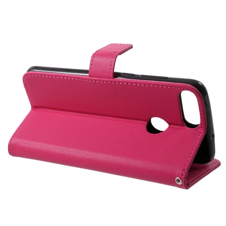 Wallet Leather Stand Case for Huawei P Smart/Enjoy 7S - Rose