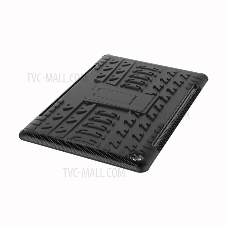 Tyre Pattern PC + TPU Hybrid Case for Huawei MediaPad M5 10 / 10 (Pro) - Black