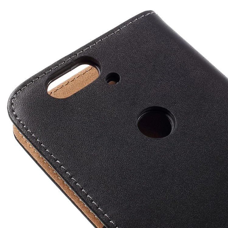 For Huawei Nexus 6P Split Genuine Leather Wallet Case Cover