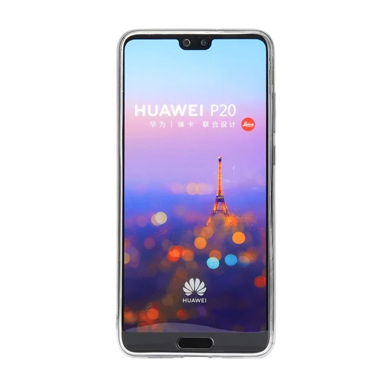 Glittery Powder Dynamic Wine Glass Quicksand Epoxy Hybrid Cell Phone Case for Huawei P20 - Red