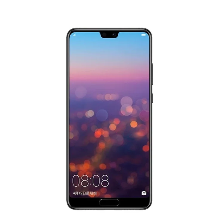 NXE Stitching PU Leather Coated TPU Back Case for Huawei P20 Pro - Black