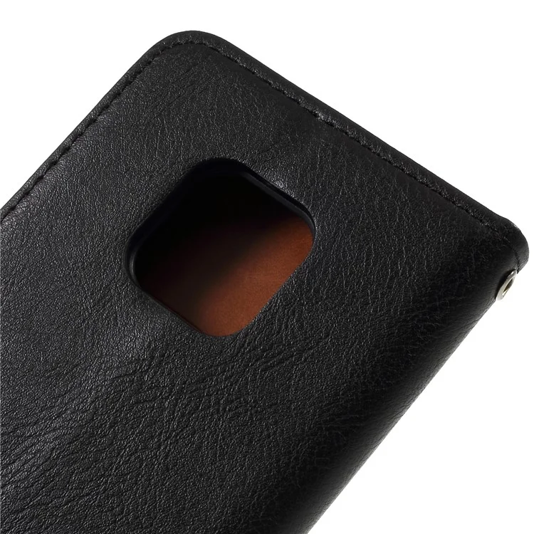 PU Chauro Automático Absorbedo Taplo de Tole de Platela de Stand Para Huawei Mate 20 Pro - Preto