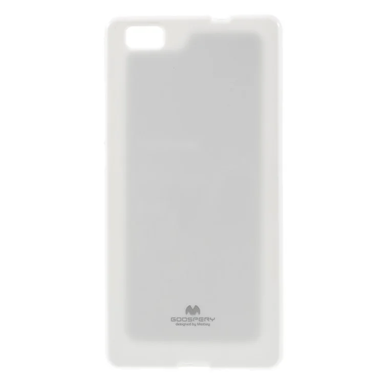 MERCURY GOOSPERY Flash Powder TPU Shell Case for Huawei Ascend P8 Lite - White