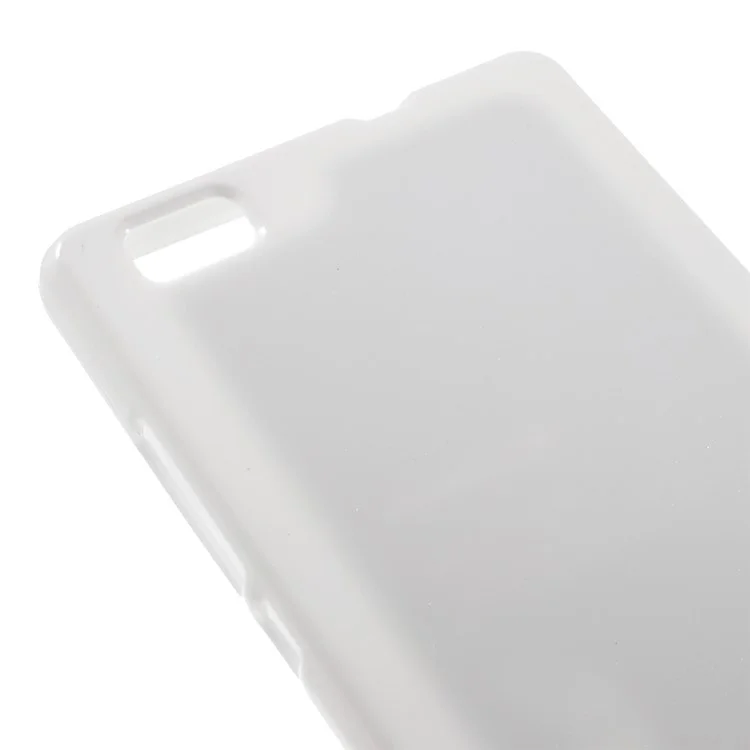 MERCURY GOOSPERY Flash Powder TPU Shell Case for Huawei Ascend P8 Lite - White