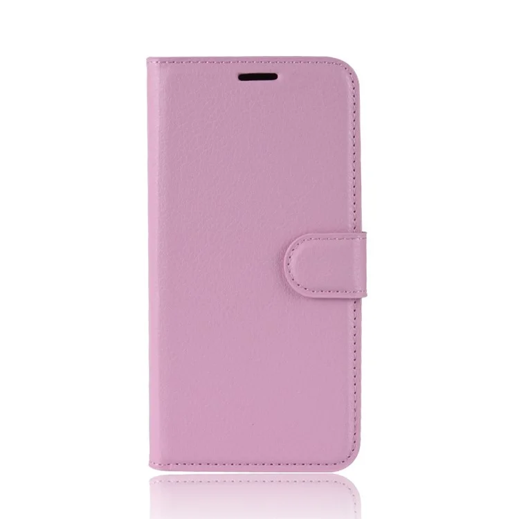 Copertura Del Telefono In Pelle Di Flip Di Texture Di Litchi Con [supporto Del Portafoglio] Per Huawei Mate 20 Pro - Rosa