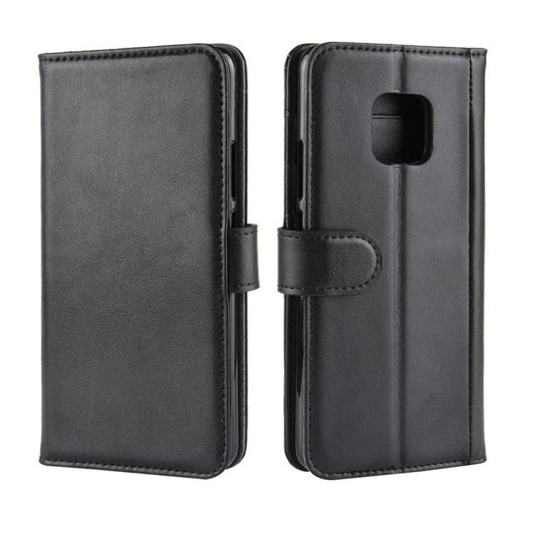 Funda de teléfono móvil de cuero partido para Huawei Mate 20 Pro - Negro