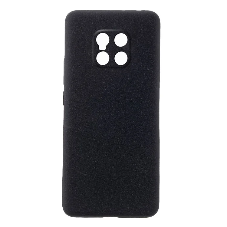 Funda protectora de teléfono de TPU con tacto de piel mate para Huawei Mate 20 Pro - Negro