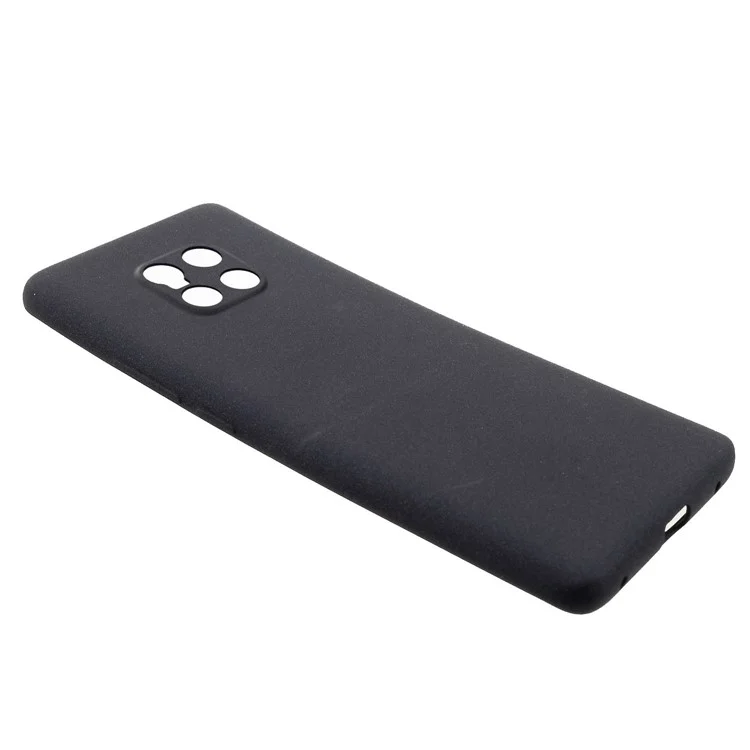 Funda protectora de teléfono de TPU con tacto de piel mate para Huawei Mate 20 Pro - Negro