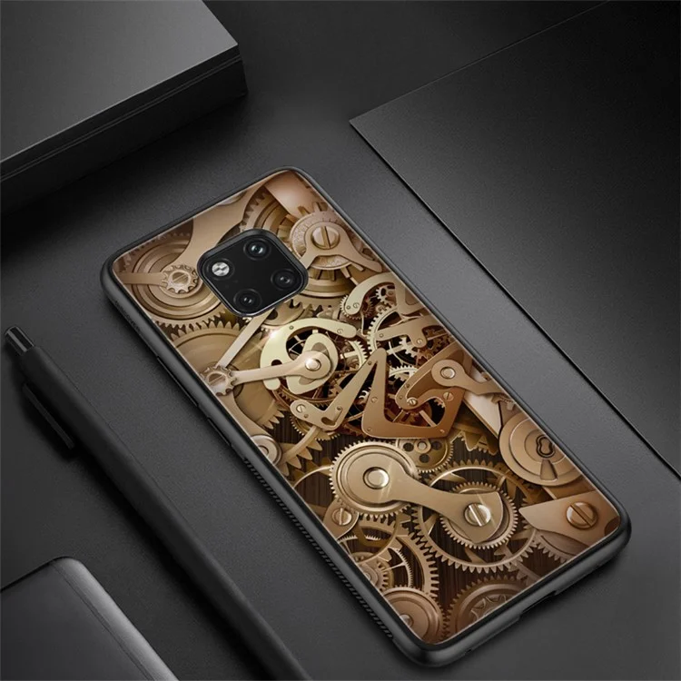 Nillkin Gear Case Для Huawei Mate 20 Pro Закаленного Стекла + PC + TPU Combo Mobile Case