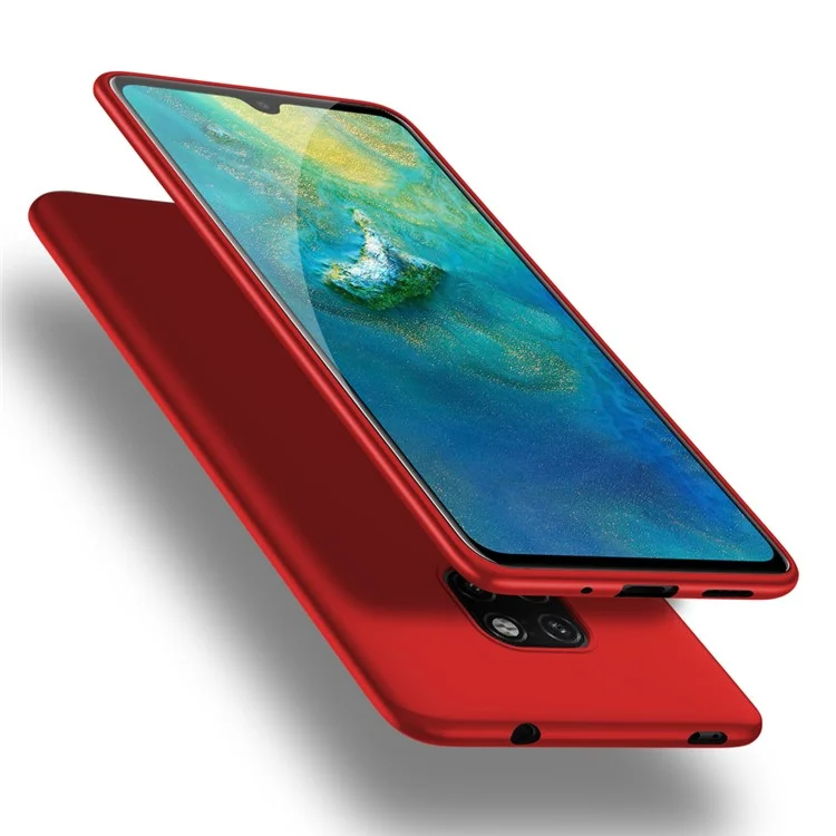 Caseing TPU Con Filato Ultra-sottile a Livello x Per Huawei Mate 20 - Rosso