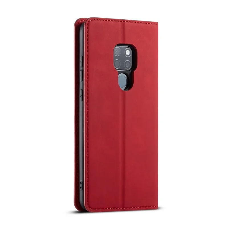 FORWENW Fantasy Series Magnetic Silky Touch Leather Wallet Case for Huawei Mate 20 - Red