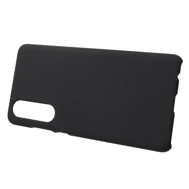 Rubberized Plastic Hard Phone Case for Huawei P30 - Black