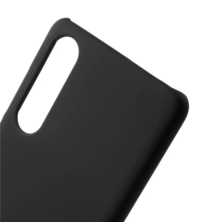 Rubberized Plastic Hard Phone Case for Huawei P30 - Black
