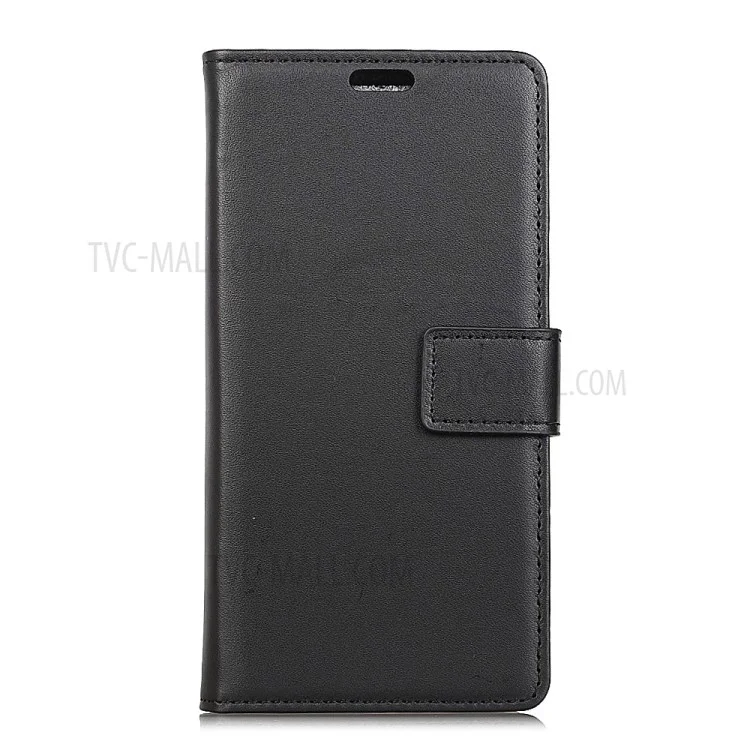 Caixa de Celular de Couro da Carteira Para Huawei P30 - Preto