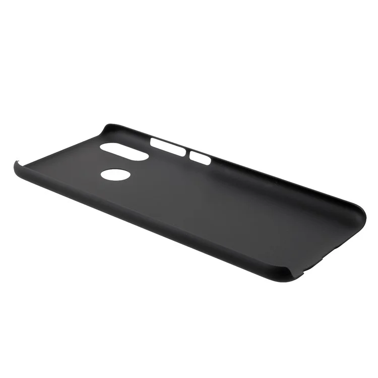 Capa de Plástico Rígido Emborrachado Para Huawei P Smart (2019) - Preto