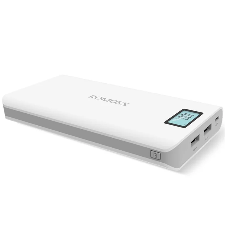ROMOSS Sense 6 Plus 20000mAh 2.1A LCD Display Power Bank for iPhone Samsung Pokemon Game