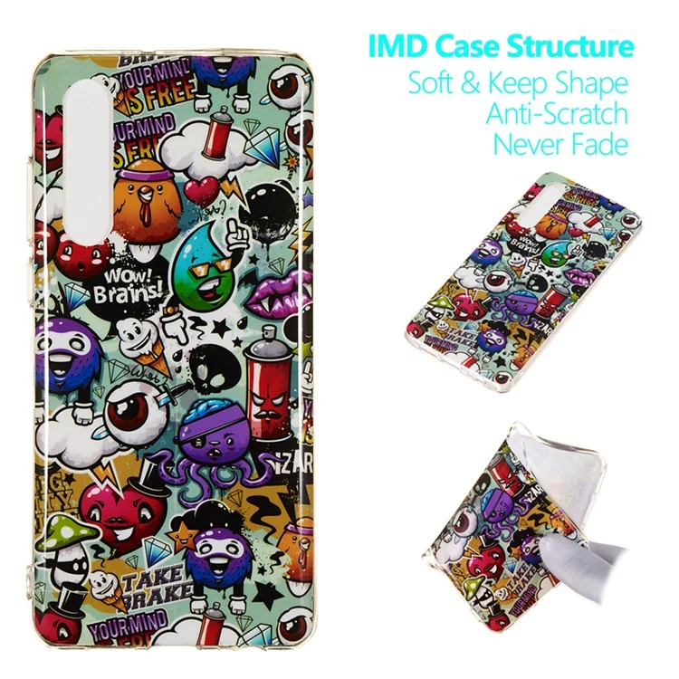 Luminous Glow Pattern Printing TPU Cell Phone Case for Huawei P30 - Wow, Brains