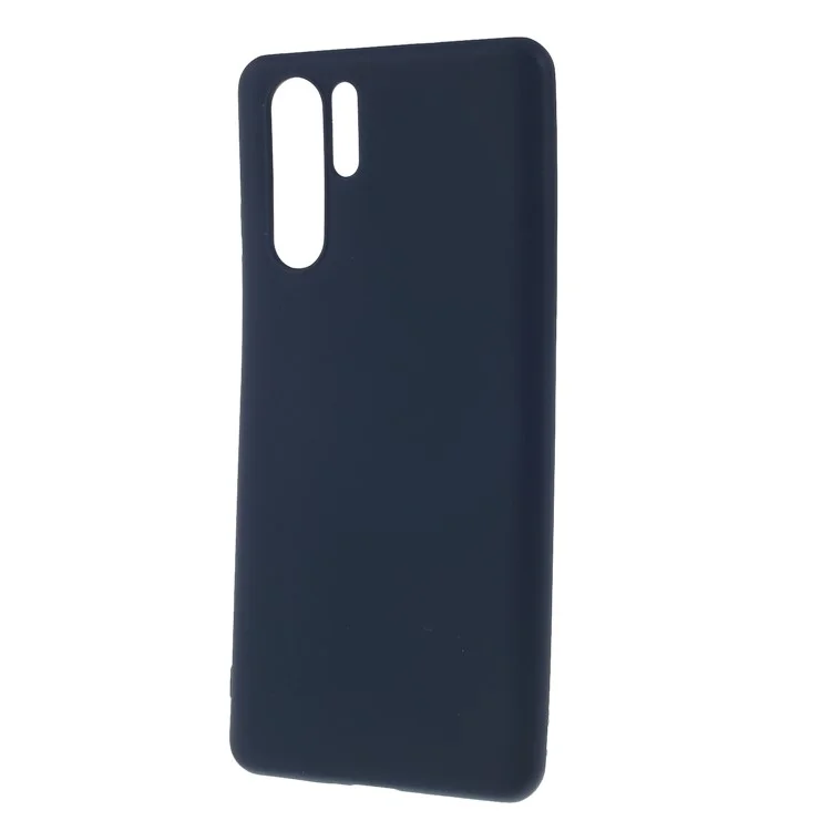 Acessório da Caixa de Telefone Matte TPU Para Huawei P30 Pro - Azul Escuro