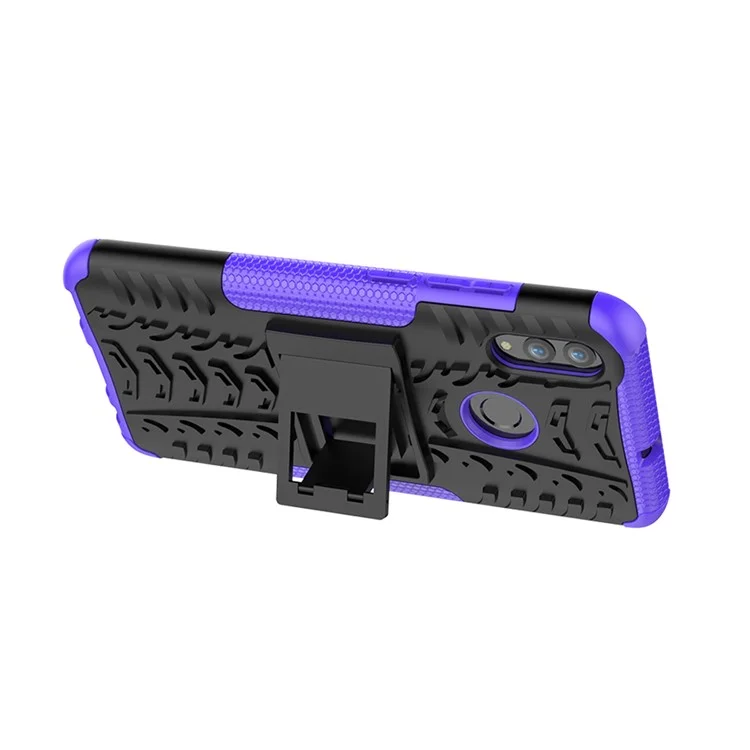 Shell de Protection Hybride Antidérapant PC + TPU Pour Huawei P Smart (2019) / P Smart + (2019) - Violet