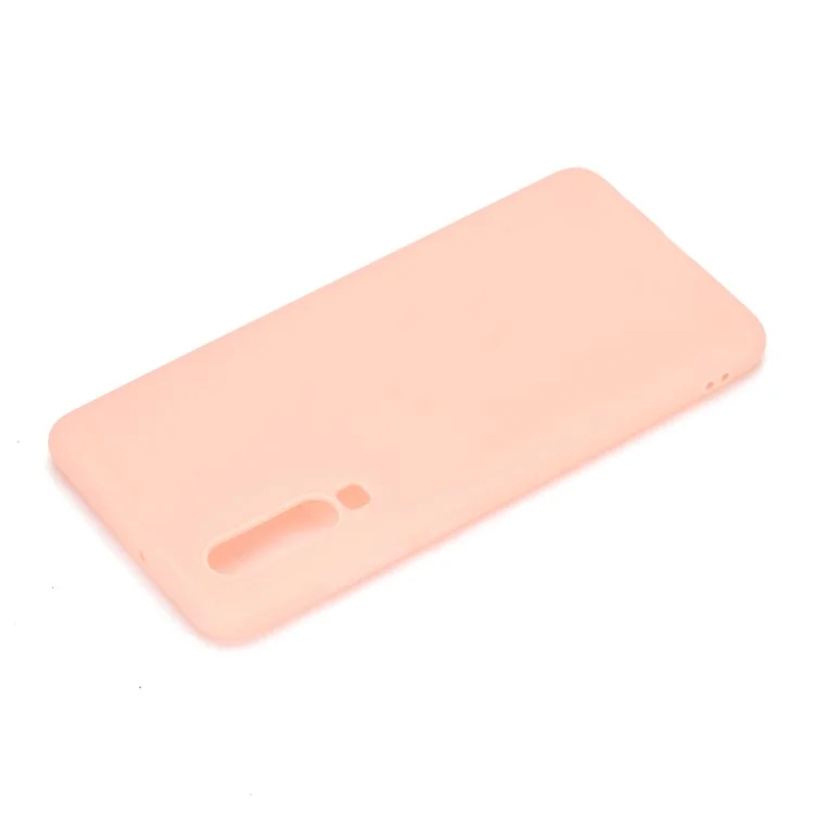 Solid Color Matte TPU Back Mobile Casing for Huawei P30 - Pink