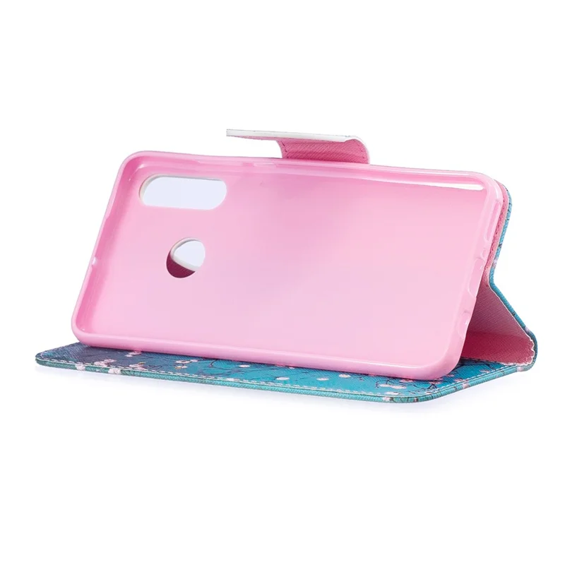 Pattern Printing Leather Mobile Cover for Huawei P30 Lite/nova 4e/P30 Lite New Edition - Wintersweet