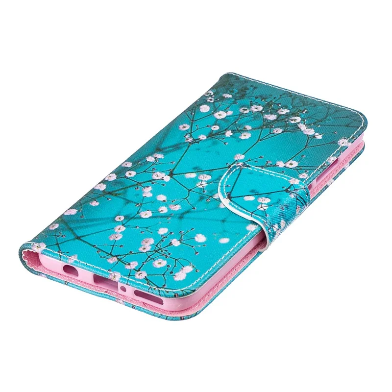 Pattern Printing Leather Mobile Cover for Huawei P30 Lite/nova 4e/P30 Lite New Edition - Wintersweet