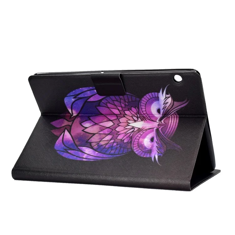 Shell Tablet in Pelle PU Modellata [supporto Per Supporto Per Carta] Per Huawei MediaPad T3 10 - Gufo