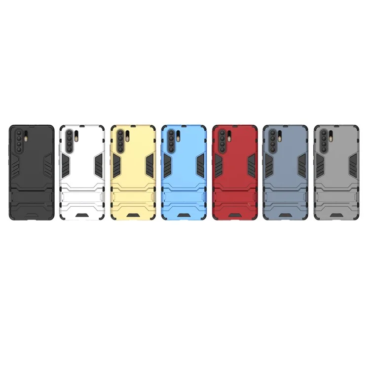 Case Hybride en Plastique + TPU Avec Kickstand Pour Huawei P30 Pro - le Noir