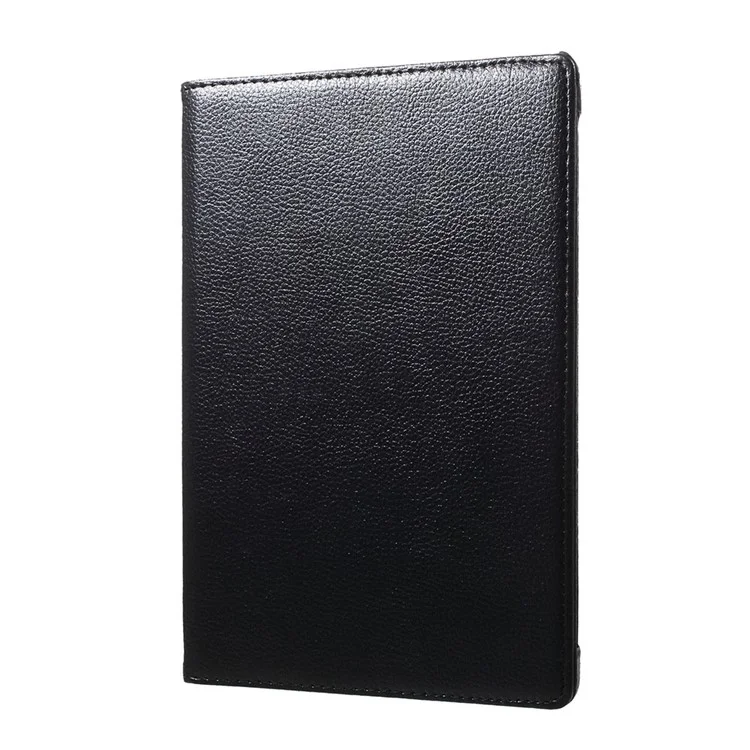 Litchi Texture 360 Degree Rotary Stand Leather Case for Huawei Mediapad M5 Lite 10 - Black