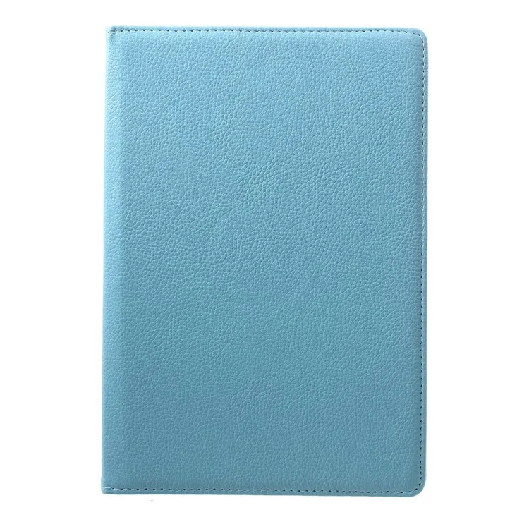 Litchi Texture 360 Degree Rotary Stand Leather Case for Huawei Mediapad M5 Lite 10 - Baby Blue
