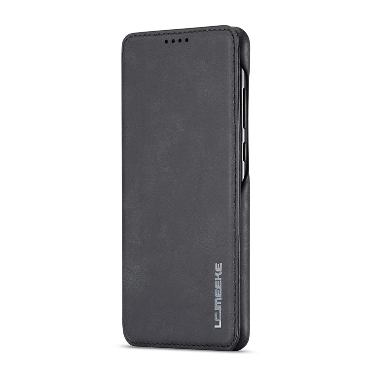 Lc. Caja de Titular de Tarjeta de Cuero de Estilo Retro Imeeke Para Huawei P30 - Negro