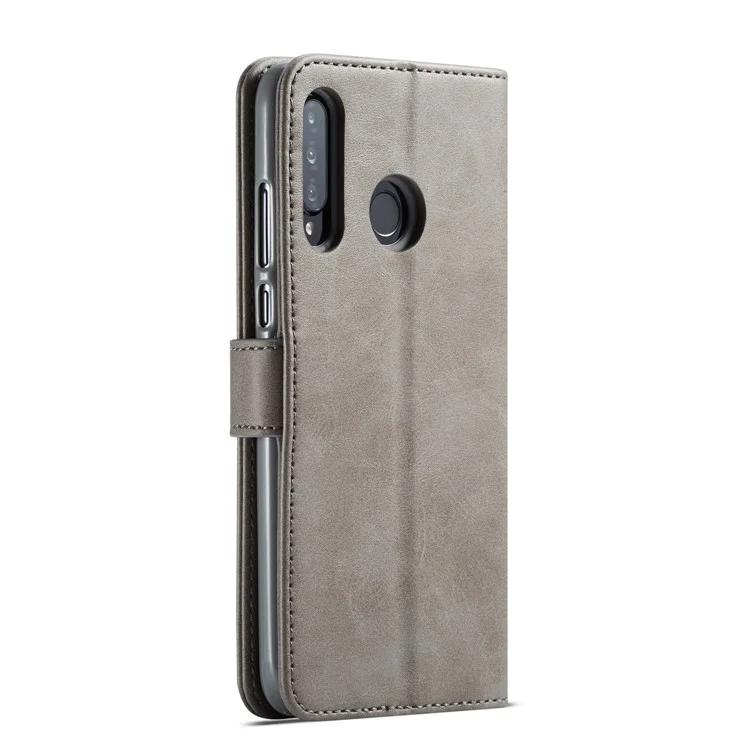 Lc. Custodia in Pelle Del Portafoglio Imeeke Per Huawei P30 Lite - Grigio