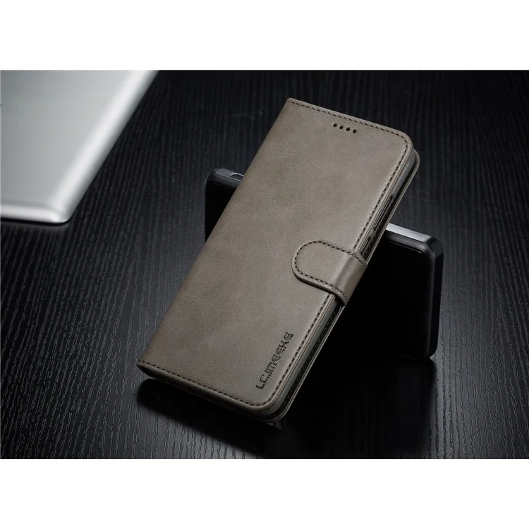 LC.IMEEKE Wallet Leather Stand Case for Huawei P30 Lite - Grey